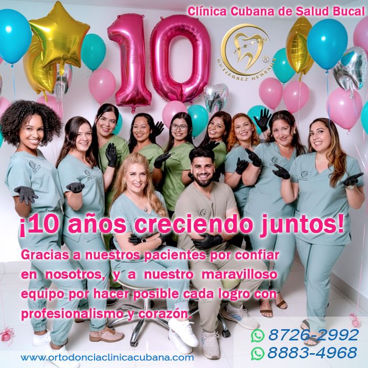 Clínica Cubana de Salud Bucal celebrates its 10th Anniversary in Nicaragua